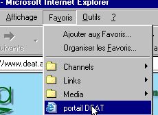 Favoris > portail DEAT - 3.7 ko